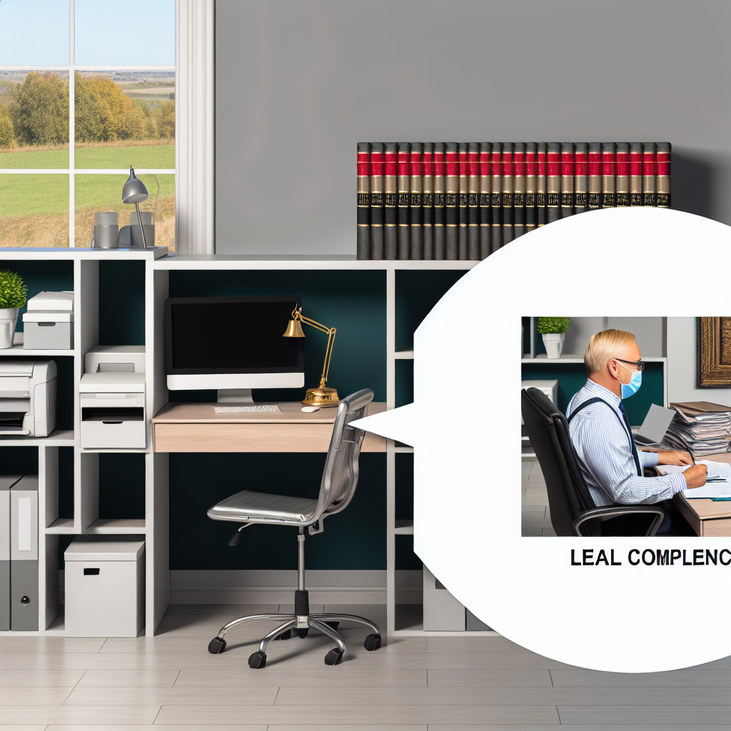 „Homeoffice-Setup mit Fokus auf Rechtssicherheit.“