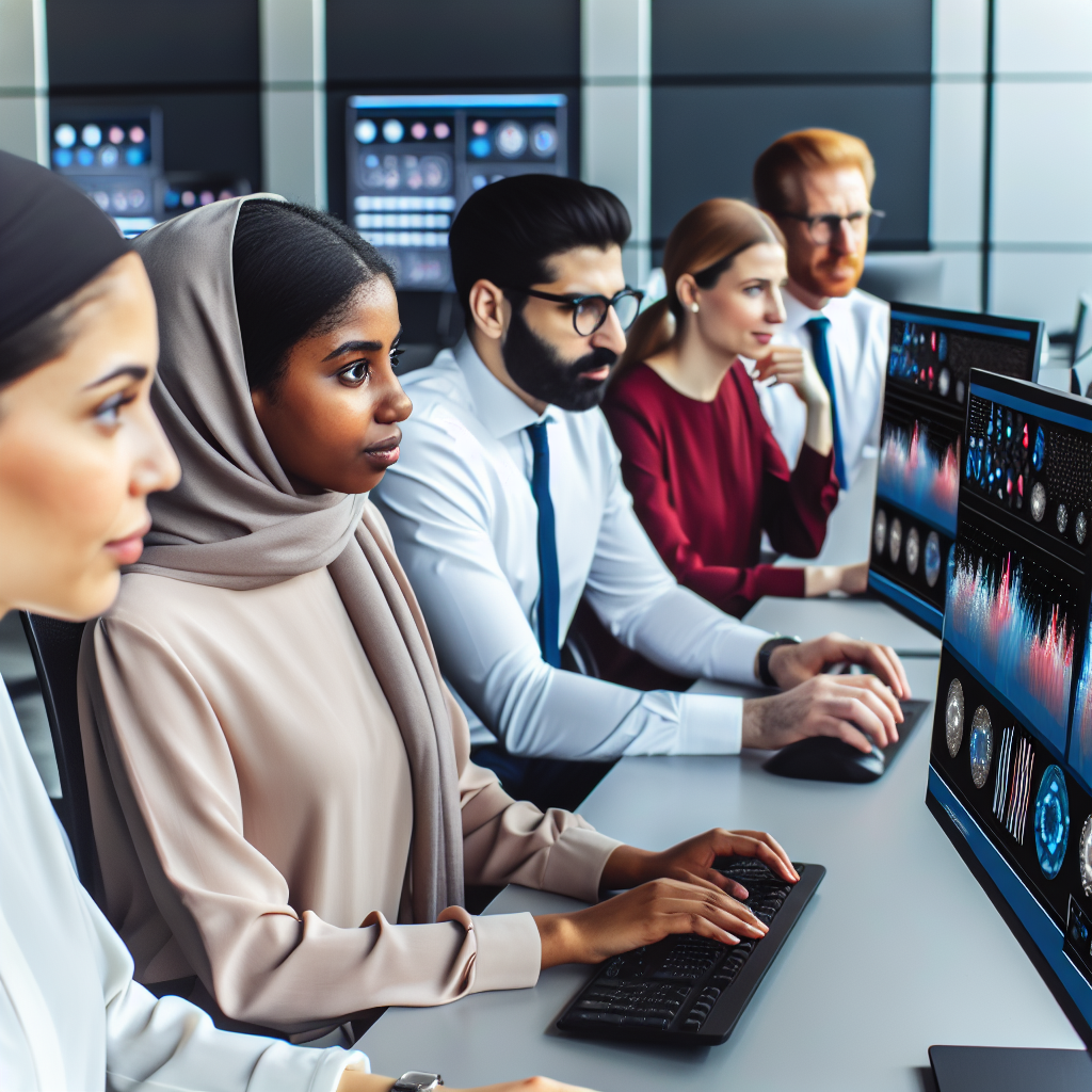 HR-Experten analysieren komplexe Daten am Computer.