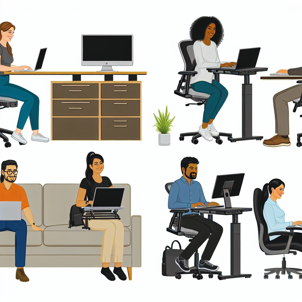 „Mitarbeiter im Homeoffice mit Flexibilitätsoptionen.“