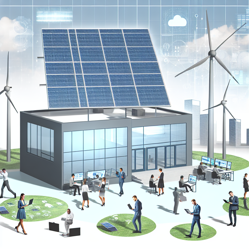 Unternehmen integriert Green Tech und digitale Lösungen.