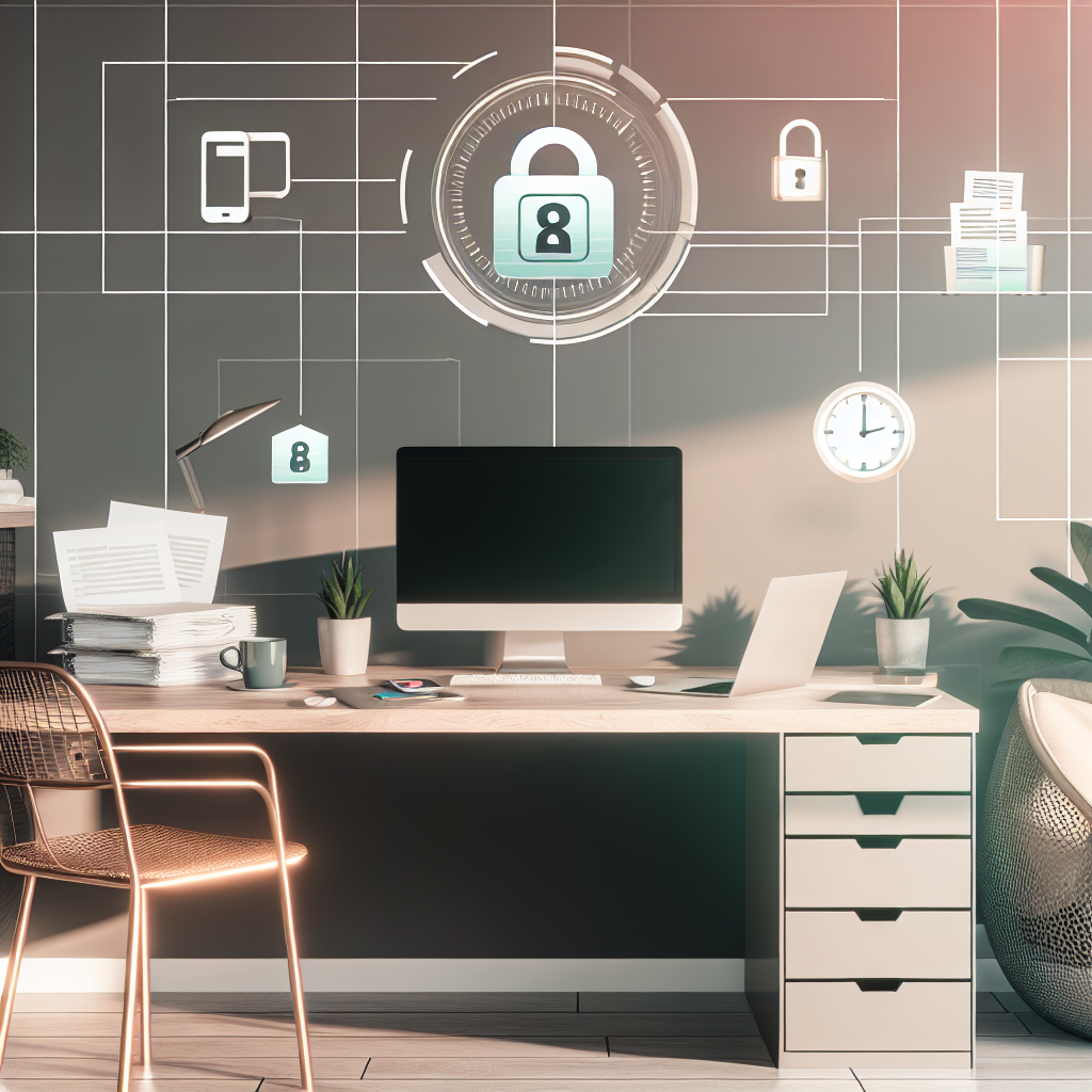 Digitalisierte Arbeitswelt: Homeoffice, Datenschutz und Flexibilität.