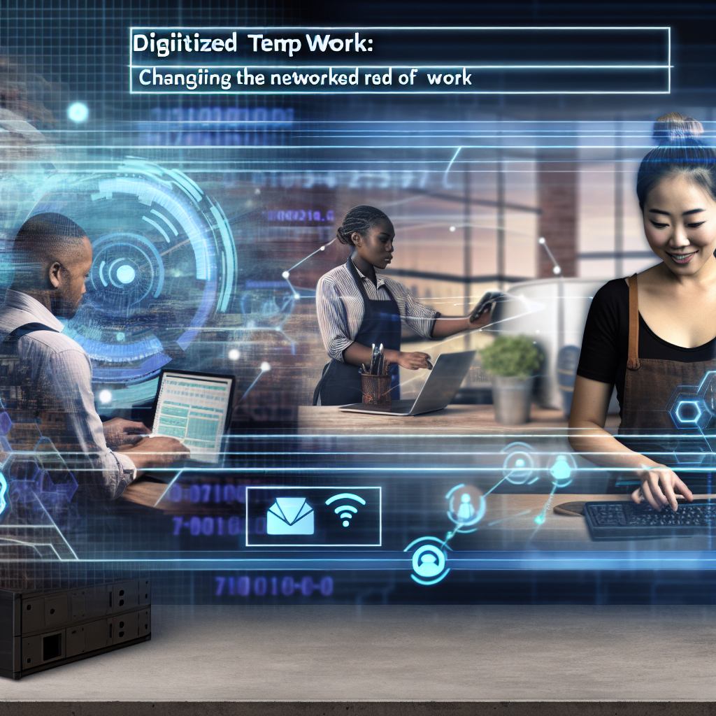Digitalisierte Zeitarbeit: Vernetzte Arbeitswelt im Wandel.