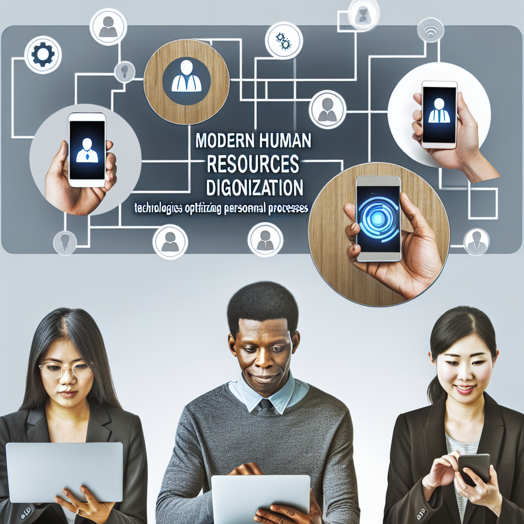 Moderne HR-Digitalisierung: Technologien optimieren Personalprozesse.