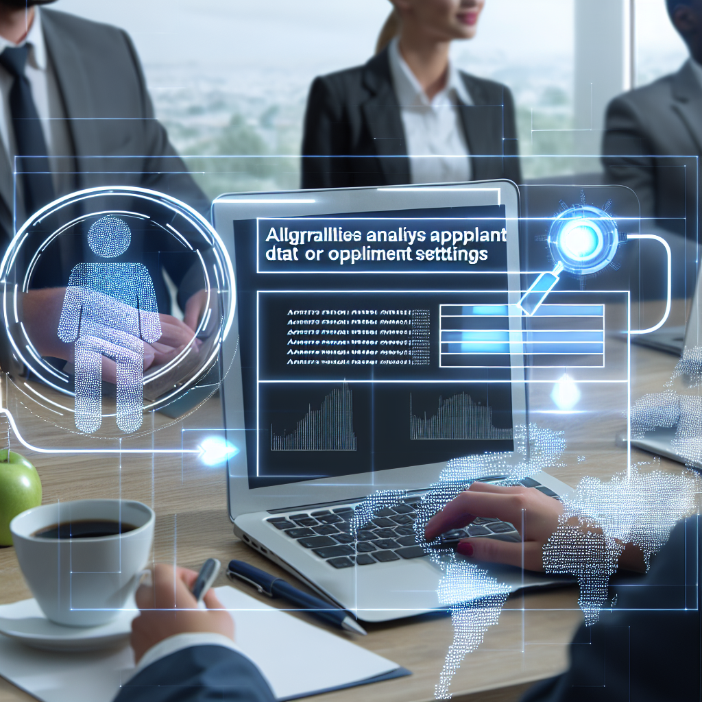 Algorithmen analysieren Bewerberdaten für optimierte Einstellungen.