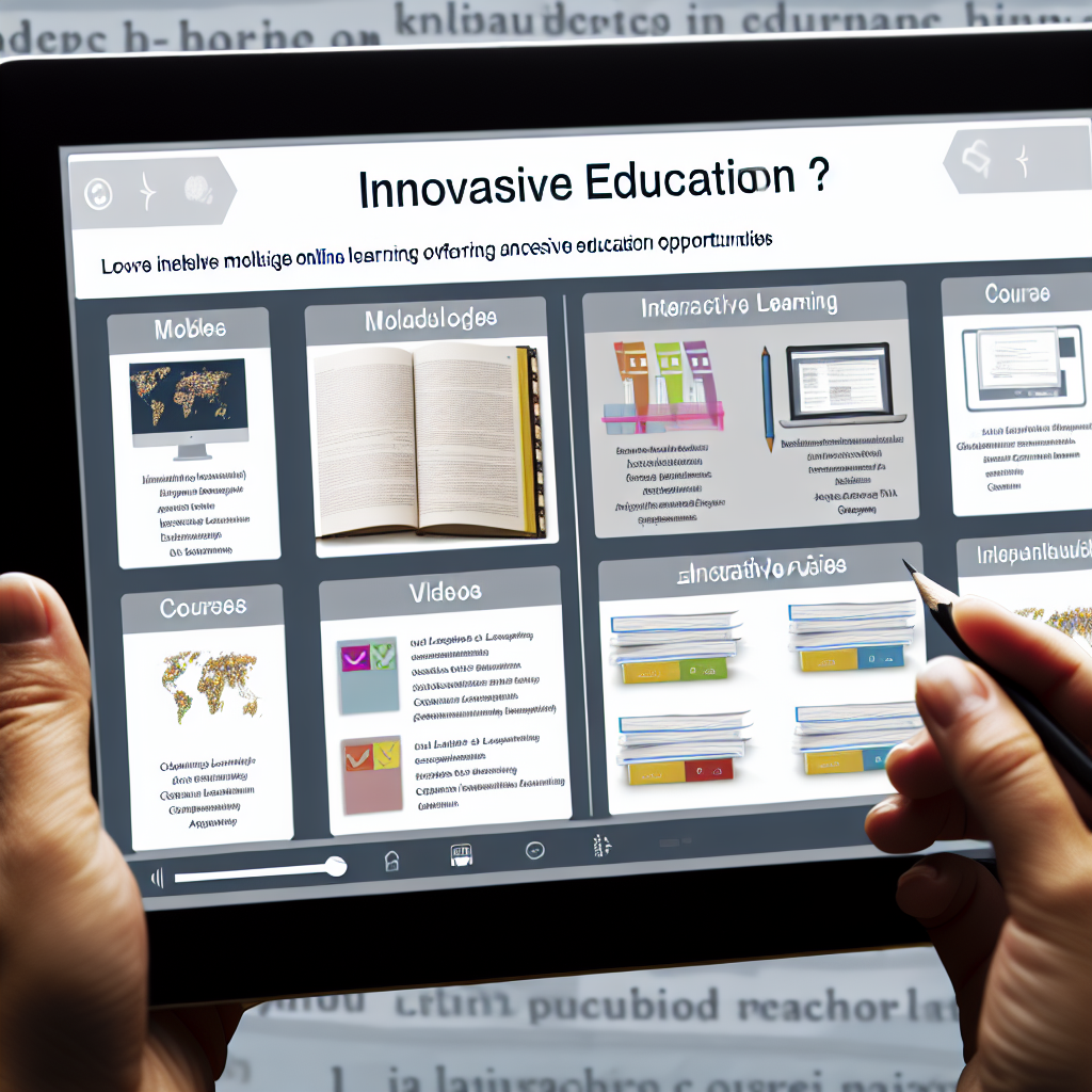 Interaktive Lernplattformen bieten innovative Weiterbildungsmöglichkeiten online.