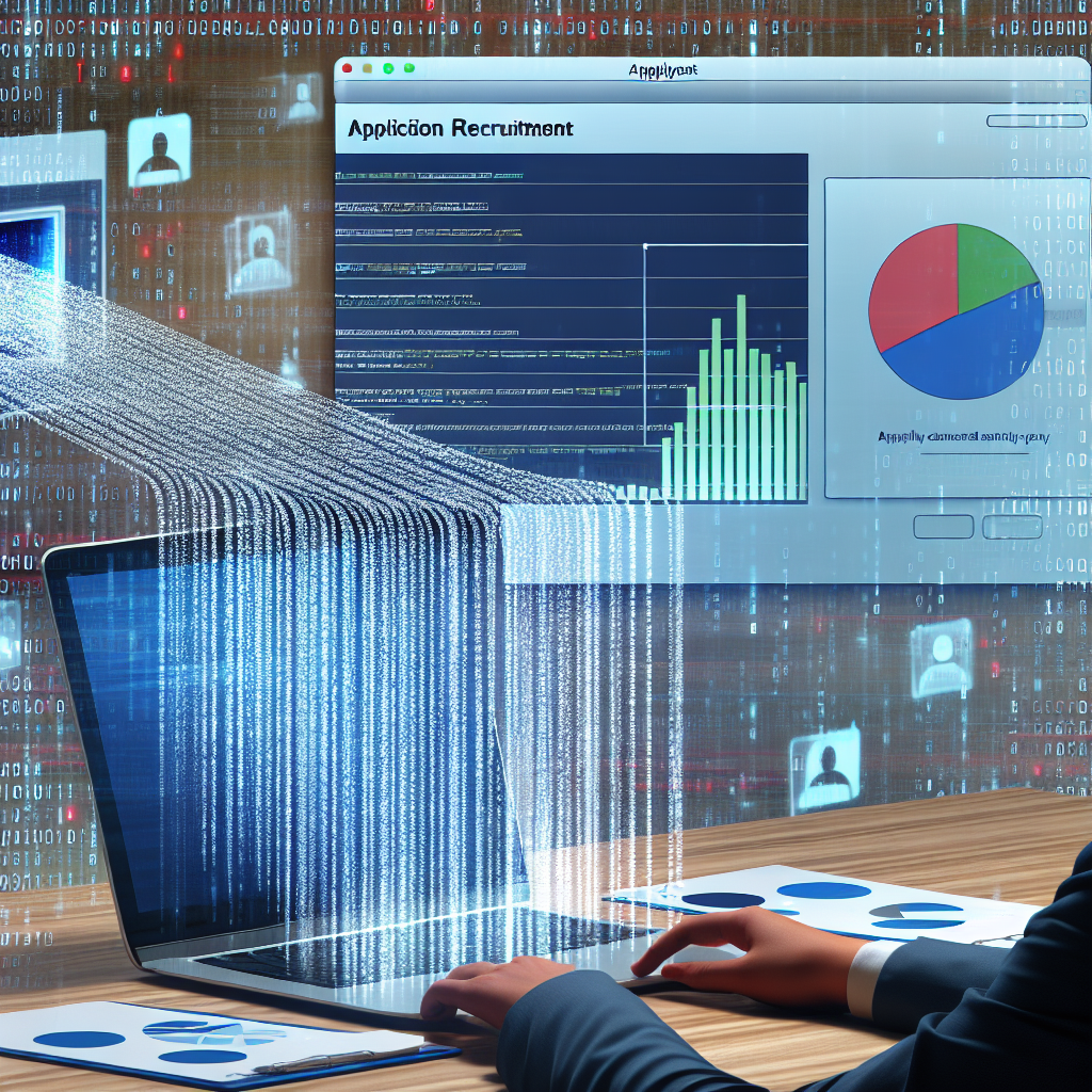 KI-basierte Recruiting-Software analysiert Bewerberdaten effizient.