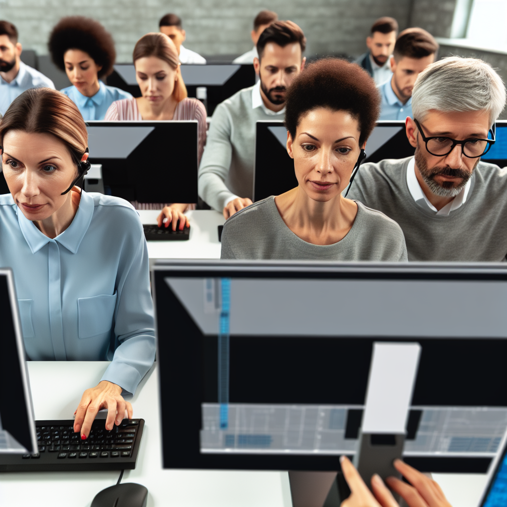 Mitarbeitende lernen flexibel mit digitalen Tools.