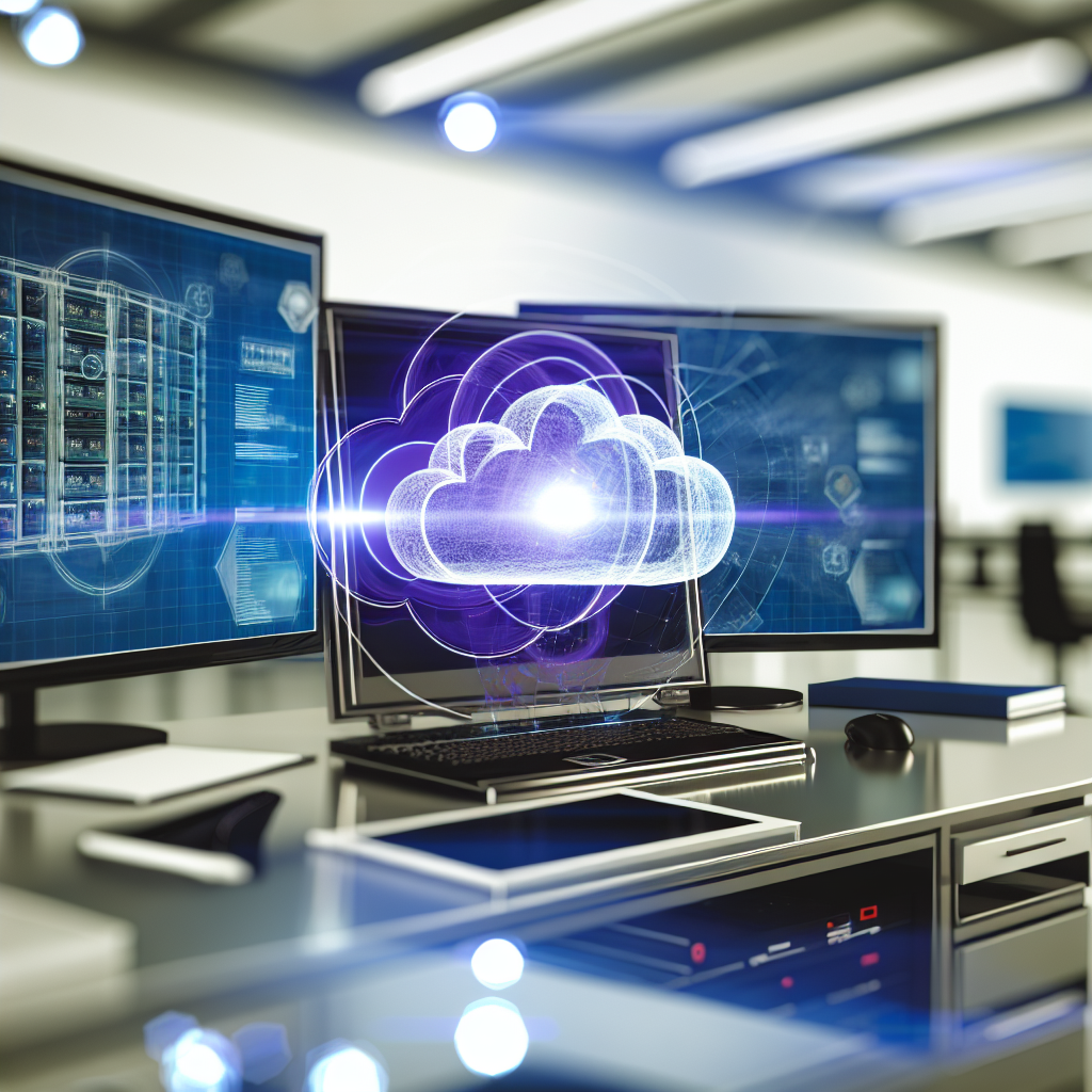 „Digital-Arbeitsplatz mit Cloud und technischen Daten.“