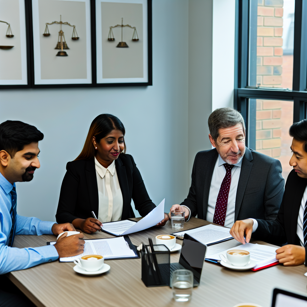 HR-Meeting: Compliance-Strategien im Arbeitsrecht diskutieren.