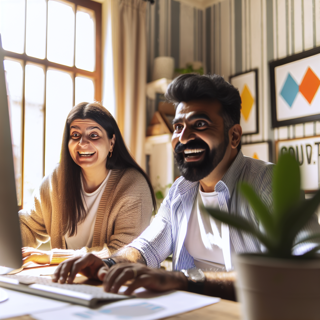 „Mitarbeiter im Homeoffice, glückliche und motivierte.“