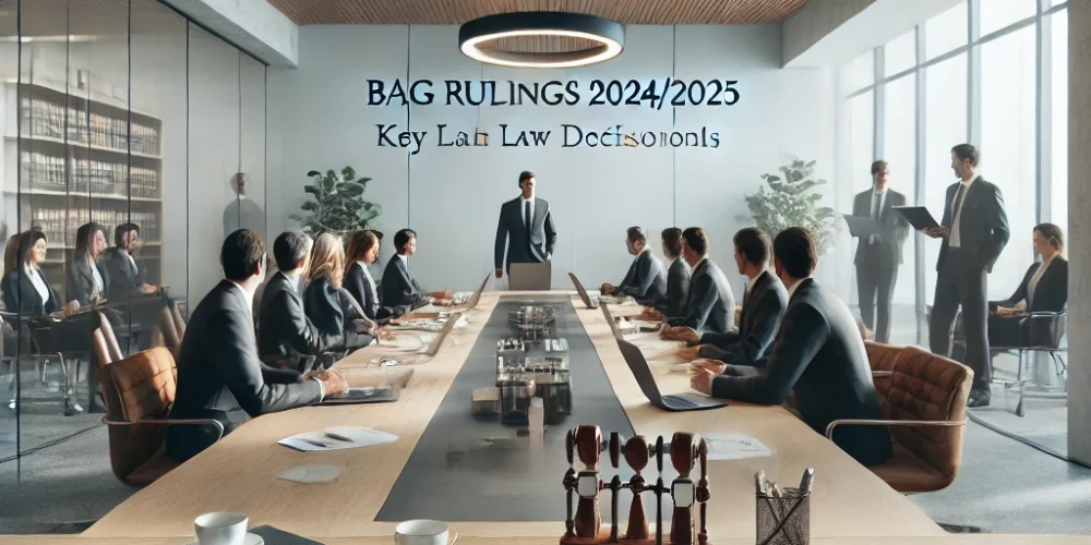 BAG-Urteile 20242025 Die wichtigsten arbeitsrechtlichen Entscheidungen für Personaler